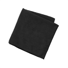 Black Microfiber Towel, 250MP12BK-600
